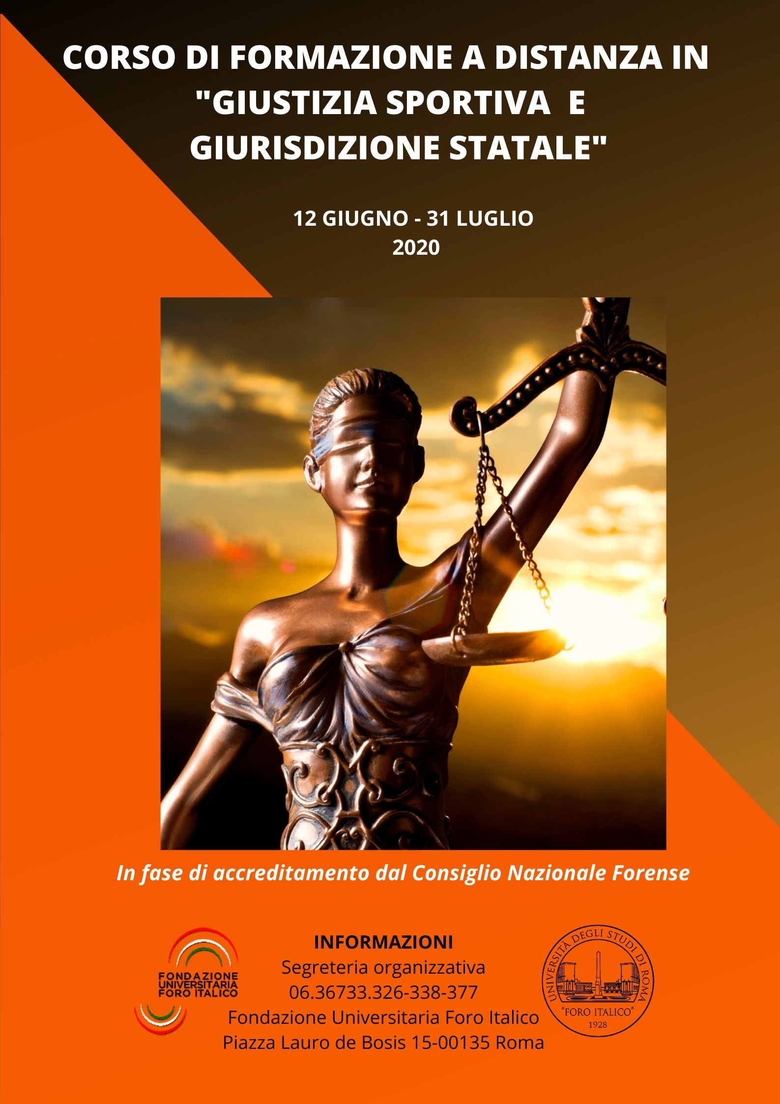 locandina Giustizia sportiva